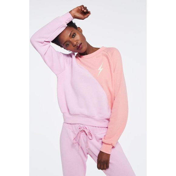 Womens Pink Glyder Sweatshirt Xl 